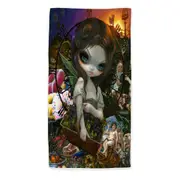 Fine Art Unseelie Court Gluttony Seven Deadly Sins Microfiber Beach Towel