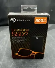 NEW Seagate 500GB Expansion USB 3.0 External Portable SSD STJD500400 Windows Mac