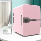 Lightweight Makeup Fridge Cooler Portable 4L Mini Fridge Car Refrigerator Home