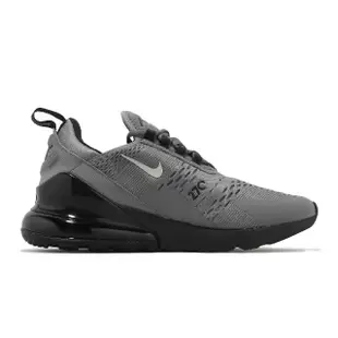 【NIKE 耐吉】休閒鞋 Air Max 270 男鞋 灰 黑 橘 氣墊 緩震 運動鞋(FN7811-001)