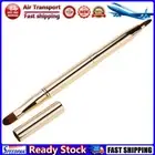 LF# Portable Art Eyeliner Brush Double Head Lip Gloss Brush Retractable Make Up
