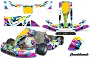 Go Kart Graphics Kit Decal Sticker Wrap For Tony Kart Venox FLASHBACK