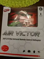 Wham-O Air Vector 2CH Rechargeable RC Indoor Mini Helicopter Green