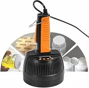 Handheld Electromagnetic Induction Sealer Machine, Aluminum Foil Plastic Capping Sealer, Bottle Sealing Machine Diameter 20-120mm, Power & Time Adjustable, for Plastic Glass Bottles Caps