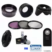 WIDE ANGLE LENS + ZOOM LENS + REMOTE +3 FILTERS FOR PANASONIC LUMIX DMC-FZ1000