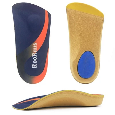 Arch Support, RooRuns 3/4 Orthotic Shoe Inserts for Over-Pronation, Plantar F...