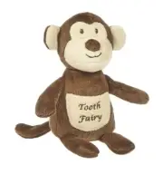 Morry The Monkey Tooth Fairy Pillow Plush Doll w Pouch