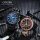 【CITIZEN 星辰】代言人廣告款 台灣25周年紀念限量 光動能電波計時手錶/紅x黑44mm(AT9124-88E)