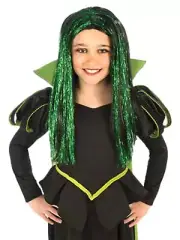 Rubies Girls Wizard Of Oz Wicked Witch Of The West Green Sparkle Wig