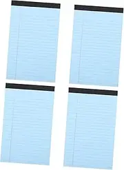 JEWEDECO Wide Ruled Paper Legal Pad Notebooks Tear-Off Lined Notepads Memo Books