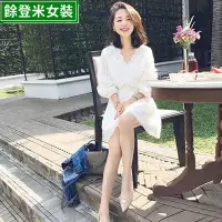 在飛比找Yahoo!奇摩拍賣優惠-S2XL簍空燒花蕾絲洋裝婚禮穿搭氣質正式場合尾牙春酒謝師宴活