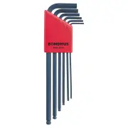 Bondhus BD10946 - Hex Key Set L-Wrench - 6 Piece Metric (1.5-5mm) Ball End