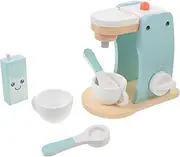 CIYODO 1 Set Wooden Coffee Maker Set Interesting Kitchen for Imaginative Play Espresso Machine Pretend Play Set Encourages Creativity and Fine Motor Skills and Learning Activities