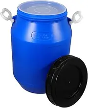 Food Safe Plastic Jar with Lid and Handle Wide Mouth Storage Container for Flour and Household Items Versatile Airtight Bucket for Fermenting and Organizing