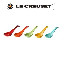 在飛比找PChome24h購物優惠-LE CREUSET-瓷器中式湯匙組 5入 (櫻桃紅/火焰橘