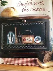 Vintage Paintworks Excerpt: Switch with the Seasons Breadbox by Debbie Cotton