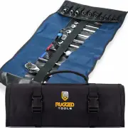 32 Pocket Tool Roll Organizer - Wrench Organizer & Tool Pouch Roll up Tool Bag