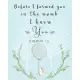 Before I formed you in the womb I knew you Jeremiah 1: 5: Christian Pregnancy Journal -For The Expecting Mom-To-Be, Prompts Worksheets, To-Do Lists an