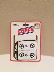 NEW SOFFE Soccer White/Black Sleeve Scrunches (1 pair)