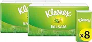 Kleenex Balsam in Handy Pocket Pack Tissues - Balm Tissues Protect and Sooth Your Nose When You've got a Cold - Balmcare with Aloe Vera, Vitamin E and Calendula 16 Packs