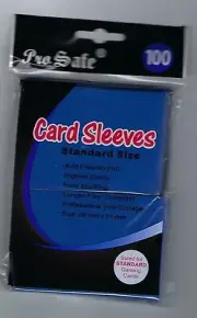 100 Pro-Safe Sandard Blue Size Deck Protector Sleeves