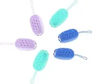 Ipetboom Adorable Bather Silicone Brush Massaging Shower Brush Double-sided Bathing Space-saving