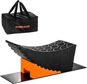 Large Camper Levelers, RV Leveling Blocks Ramp Kit Lift Up to 6in for RV Camper Travel Trailer Tire Change Ramp, RV Leveler with Chocks, Anti-Slip Mats and Carrying Bag (1 Pack)