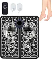 Foot Massager Pad, Smart Electric Foot Massagers with 8 Modes, 19 Intensity Levels, Foldable Foot Massager Machine, Rechargeable Feet Massager for Muscle Relaxation