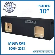 2006-2023 Dodge Ram Mega Cab Sub Box 10" Dual Ported Subwoofer Enclosure