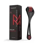 Scalp Hair Roller Black W/Red 540 Stainless Steel Derma Microneedling Roller Fac
