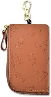 [SNOOPY] SPIK-064 0352 Women's Camel Key Case, Pass Case, Commuter Holder, Card Case, Camel (SPIK-064), one Size