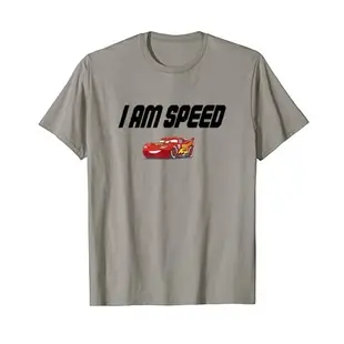 迪士尼 男士棉質 T 恤 Disney Pixar Cars I Am Speed Lightning McQueen