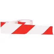 Trafalgar Barricade Tape 75mmx100m Red and White