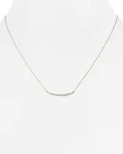 Adina Reyter Diamond Pave Curve Pendant Necklace, 17