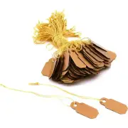 100 String Price Tags Gold Jewelry Ring Sale Display
