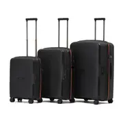 Tosca Bel-Air Suitcase Set of 3 - Black (Carry-on, Medium, Large)