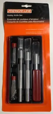 American Line 66-0547 13 Piece Hobby Razor Knife Set With Blades USA