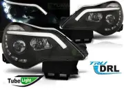Luces delanteras del proyector Luces diurnas DRL for Opel Corsa D 11-14 DRL Negr