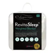 Onkaparinga Oatmeal 5kg 122x183cm Weighted Blanket Cotton Adults Home Bedding