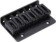 Guitar Bridge, Guitar Tailpiece 6 String for Electric Guitar(Black M00878)