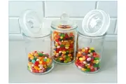 12 X Glass Apothecary Candy Lolly Buffet Jar Candle Waxing, Wedding &Party 660ML