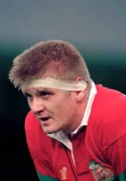 Graham Rowntree in action for Leicester during the Courage Le- Old Cricket Photo