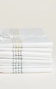 [THE LINO] Essential Set-Of-Two Embroidered King Pillowcases