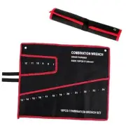 Wrench Roll Up Pouch Wrench Organizer Bag with Handle Wrench Organizer Tool