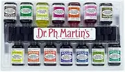 Dr. Ph. Martin's RADI05OZSETC Radiant Concentrated Water Color (Set C) Watercolor Set, 0.5 oz, Set C Colors, 1 Set of 12 Bottles