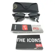 Ray-Ban Sunglasses RB3016 CLUBMASTER 1336/71 Tortoise Silver w Gray Lenses 51 mm