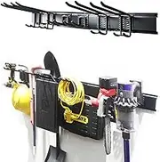 ATOOLA Garage Storage Organization Wall Mount, Heavy-Duty Garden Tool Rack Organizer Yard Shovel Holder, Extra Width Panels for Hanging Landscaping Equipment, Ladders, Sport Gears, Lawn Trimmer