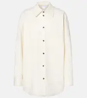 [Bottega Veneta] Bottega Veneta Linen and cotton shirt AU 6 white