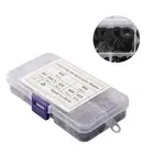Industrial Washer Gasket Black Kit Ring 7 sizes Assortment M2-M8 Plain