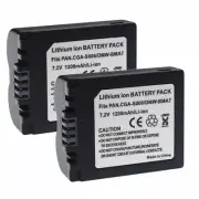 2X Battery for PANASONIC Lumix DMC-FZ18 DMC-FZ28 DMC-FZ30 FZ35 FZ18 FZ38 Camera